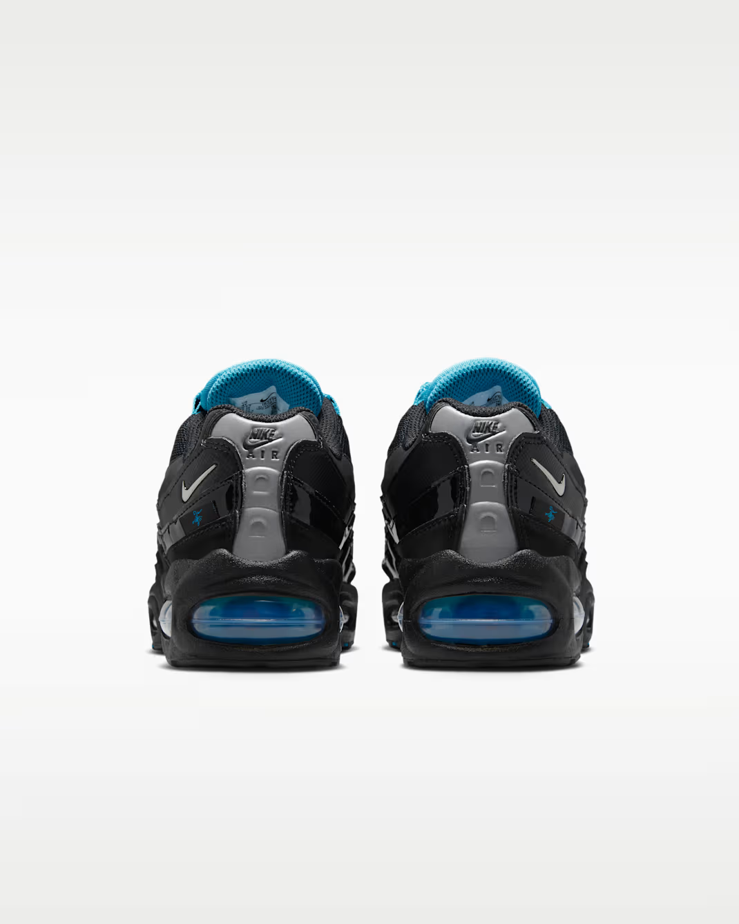 IR2756-001 Nike GS Air Max 95 SE "Black/Gamma Blue" (Kids)