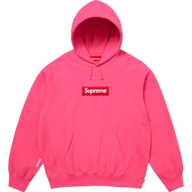 Supreme Box Logo Hooded Sweatshirt (25FW) Magenta