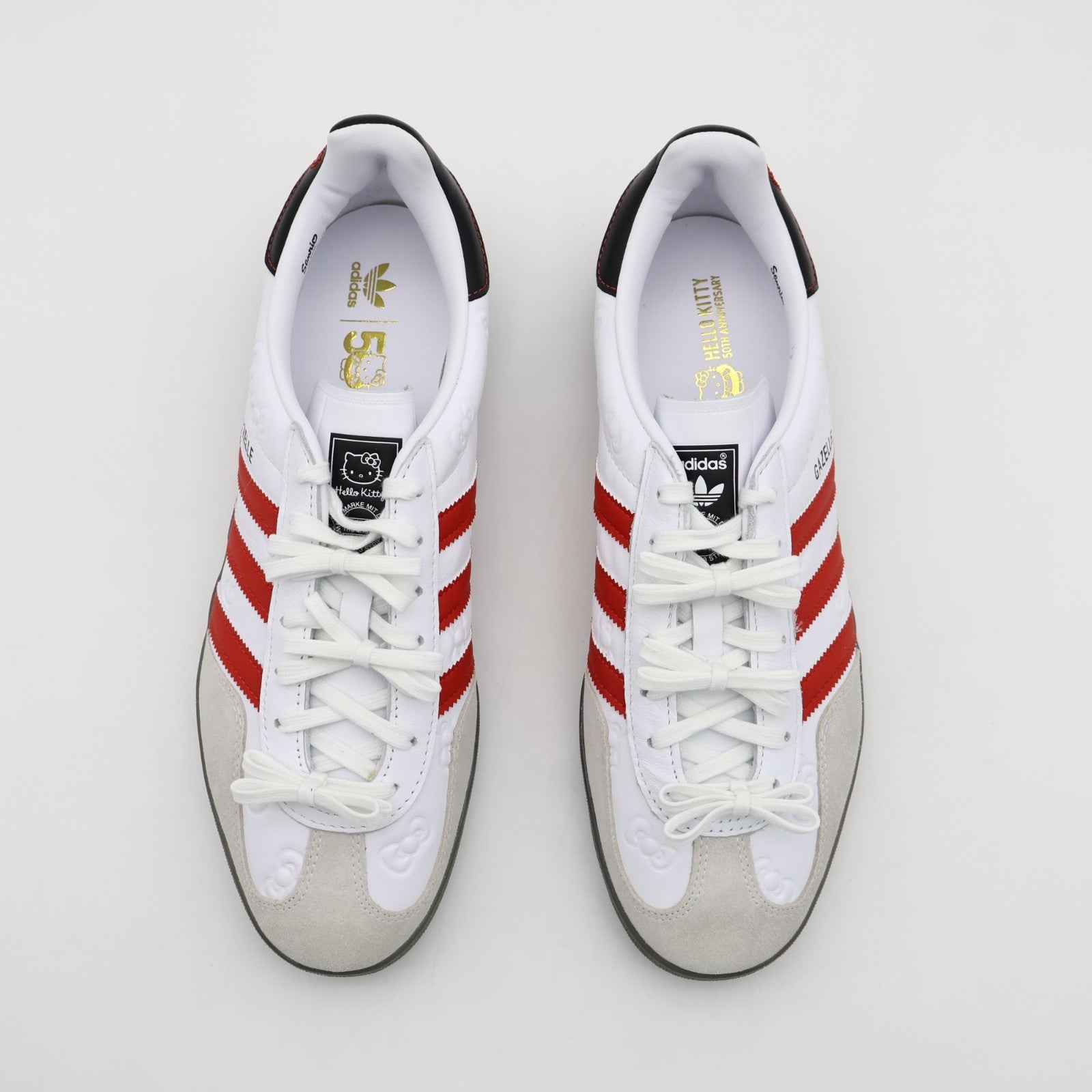 II0013 Hello Kitty adidas Originals Gazelle Indoor Footwear White Red (Women's)