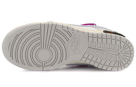 DM1602-111 OffâWhite Nike Dunk Low Lot 28 White Purple (Men's)