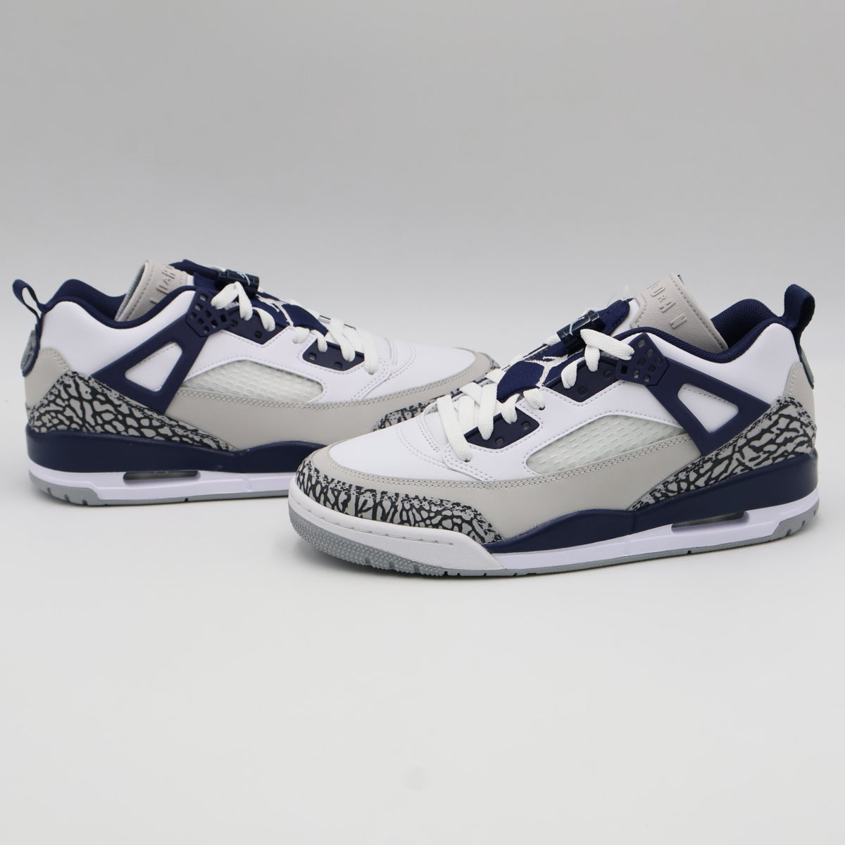 FQ1759-140 Nike Jordan Spizike Low White Midnight Navy Cement Grey (Men's)