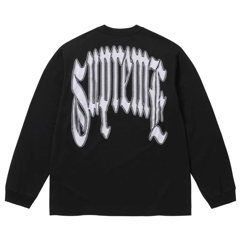 Supreme Intarsia L/S Top Black
