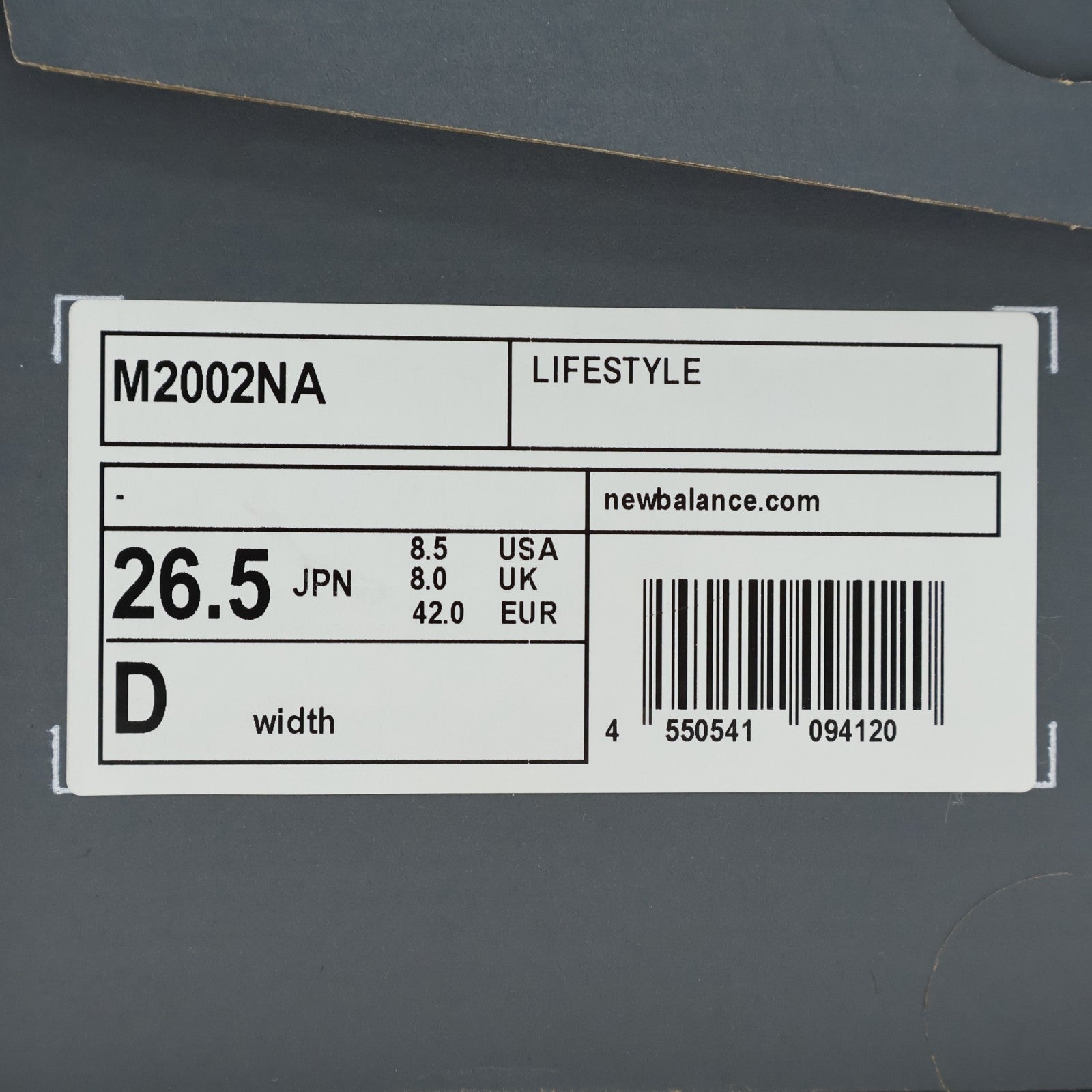 M2002NA New Balance 2002R Mule Protection Pack Rain Cloud (Men's)