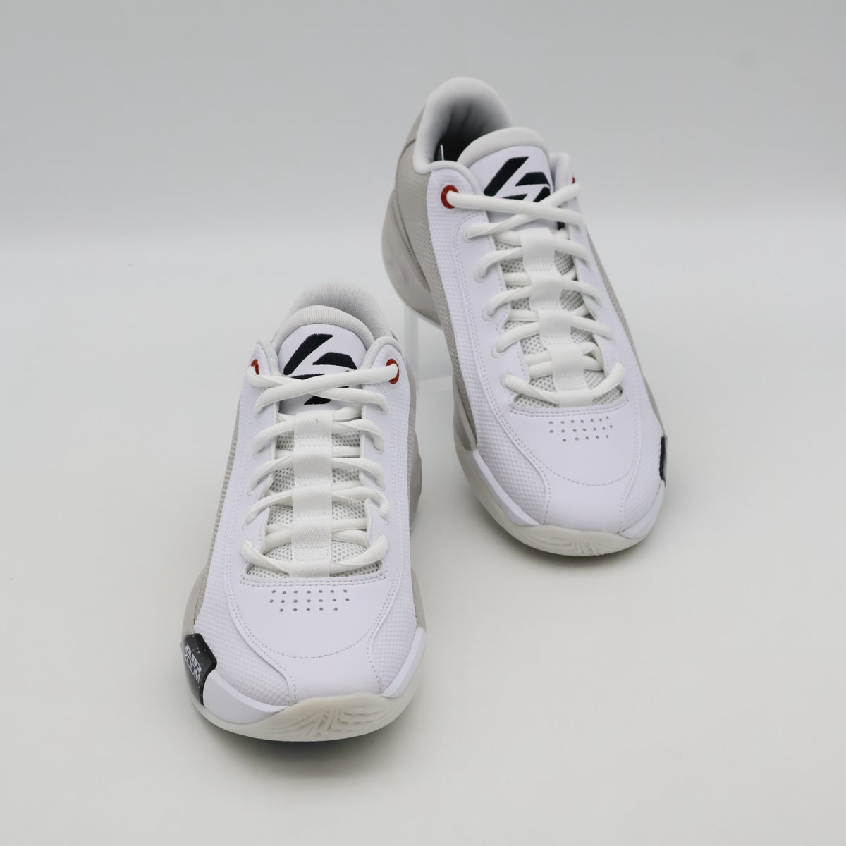 HF0819-103 Nike Jordan Luka 77 White Tech Gray Flame Red Black (Men's)