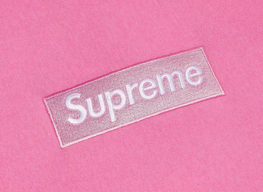 Supreme Box Logo Hooded Sweatshirt Pink (21FW)