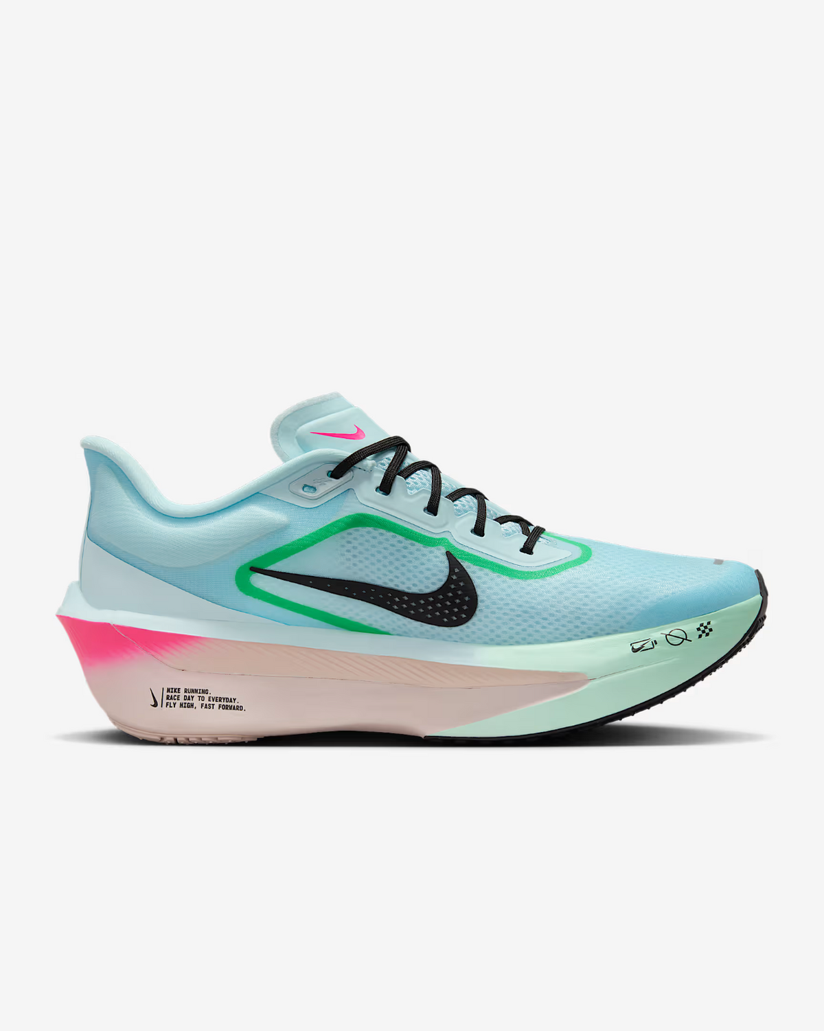 FN8454-402 Nike Zoom Fly 6 Glacier Ice Hyper Pink Green Shock Black (Men's)