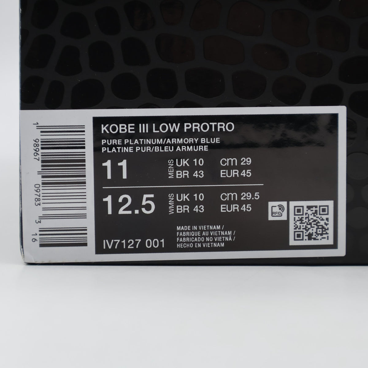 IV7127-001 Nike Kobe 3 Low Protro Basketball Shoes (Men's)