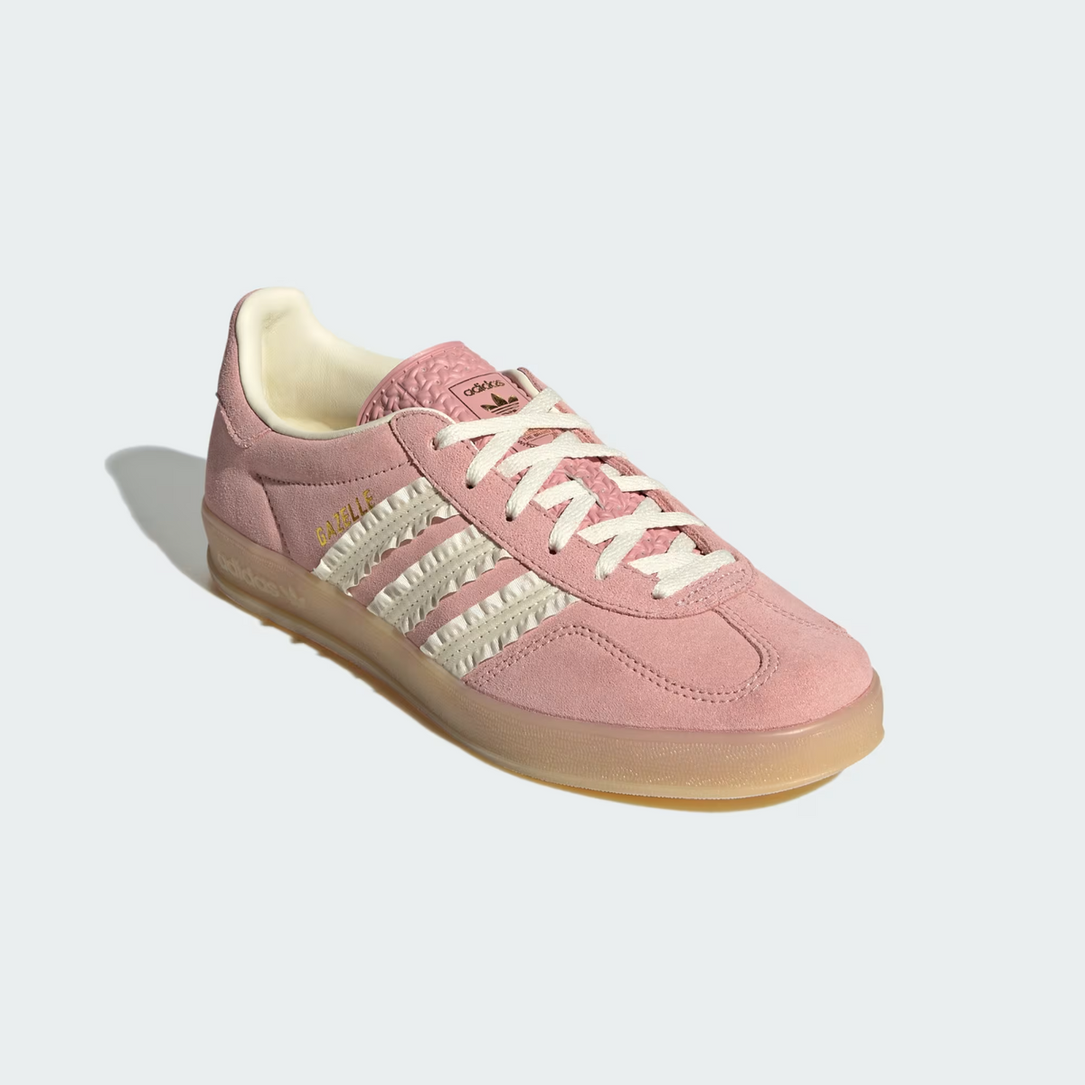 JS1413 adidas Originals  Gazelle Indoor Wonder Mauve Crew White Gum 3 (Women's)