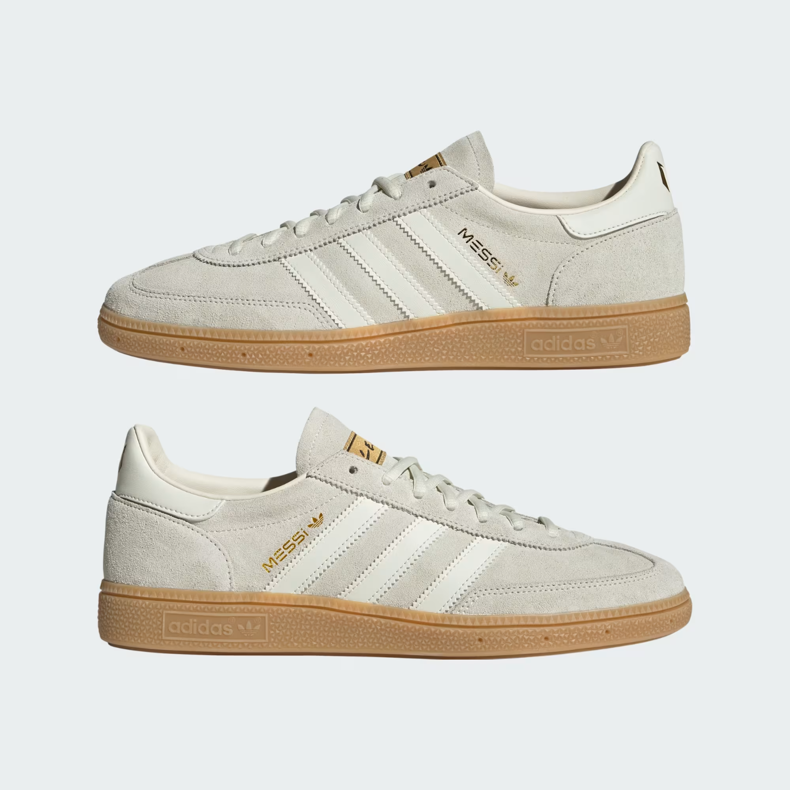 KI4549 Lionel Messi Ã adidas Handball Spezial "Ivory/Gold Metallic" (Men's)