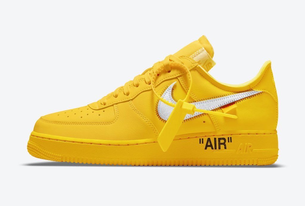 DD1876-700 Off-White Ã Nike Air Force 1 Low University Gold (Men's)
