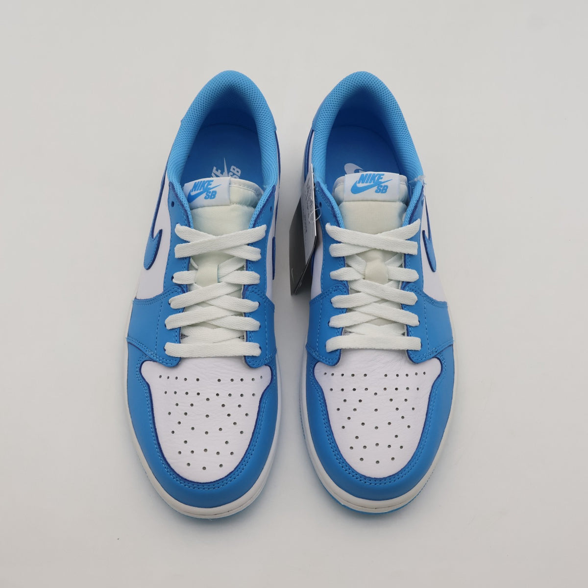 CJ7891-401 Nike SB Air Jordan 1 Low UNC Dark Powder Blue White (Men's)