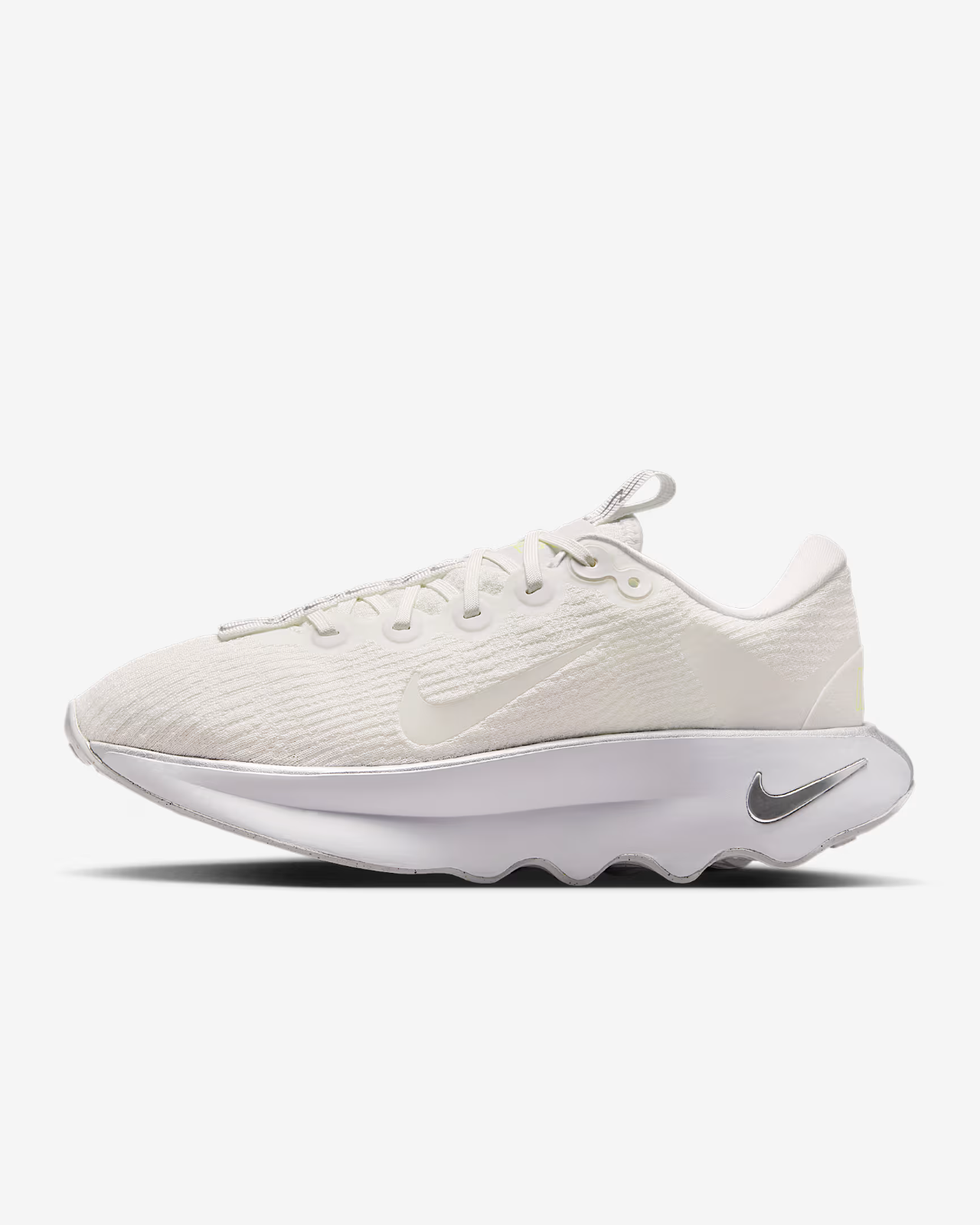 DV1238-111 Nike  Motiva Summit White White Metallic Silver Summit White(Women's)