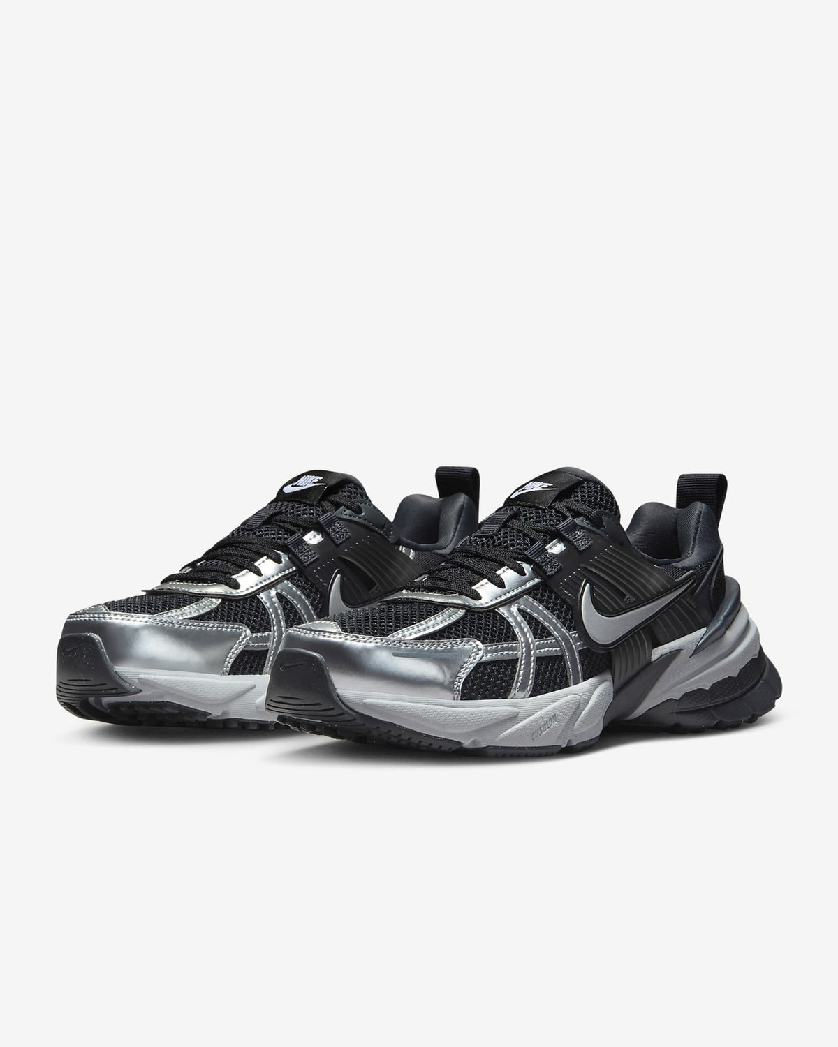 FD0736-005 Nike V2K Run Black Anthracite Dark Smoke Grey Silver (Women's)