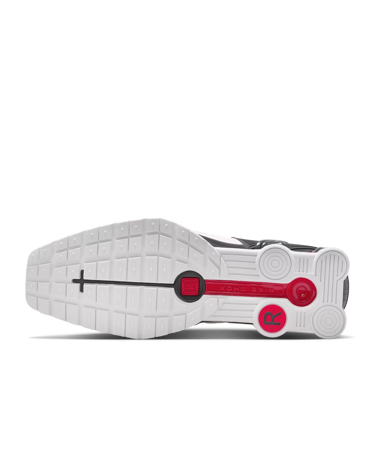 IM5420-100 Martine Rose Nike Shox MR4 White Varsity Red (Women's)