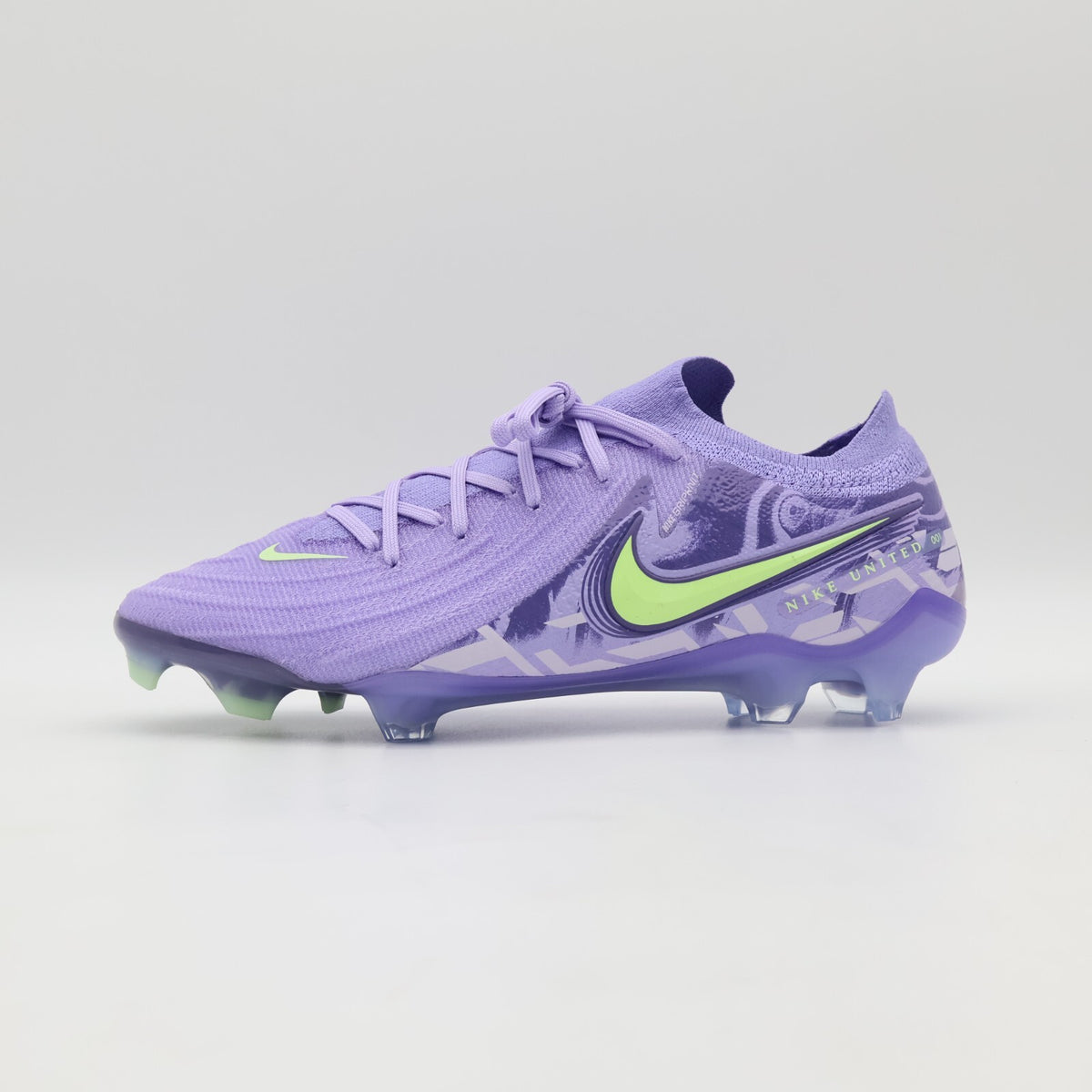 HF1597-500 Nike United Phantom GX 2 Elite Purple Agate Barely Volt (Men's)