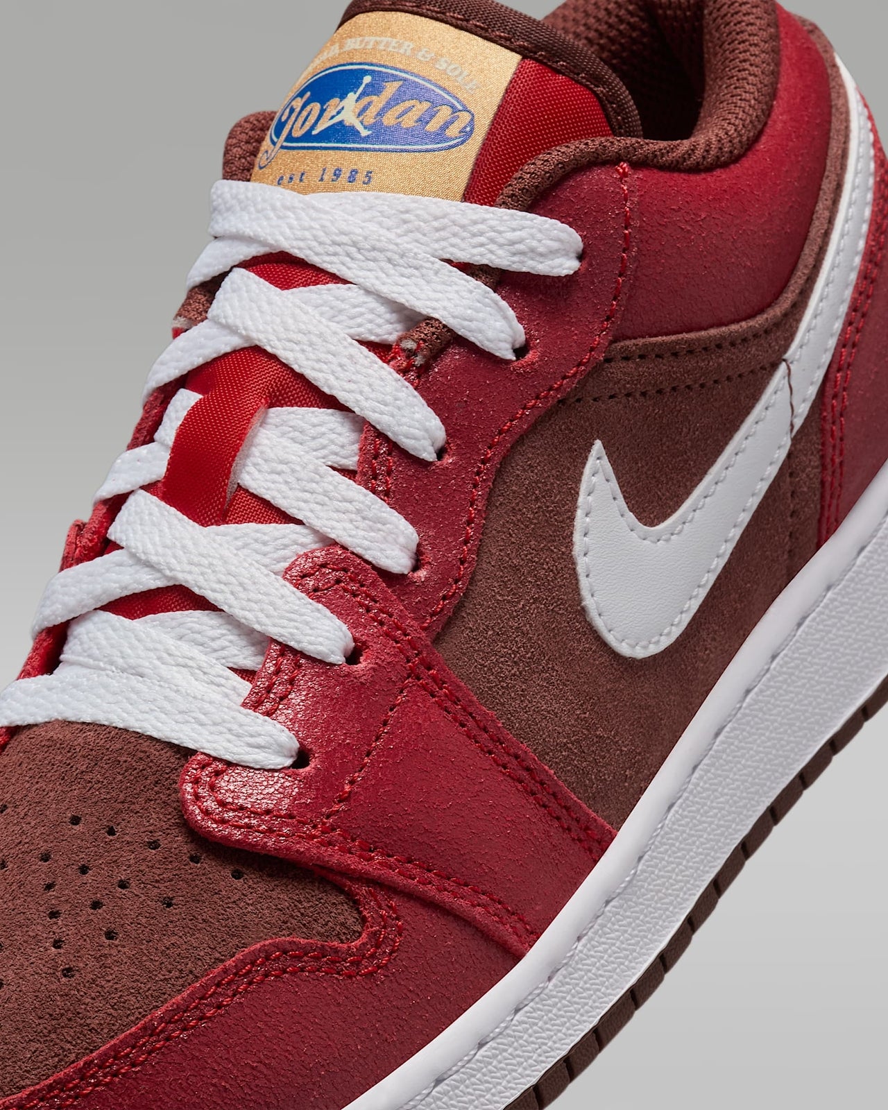 HF3202-200 Nike GS Air Jordan 1 Dark Pony Varsity Red Coconut Milk White