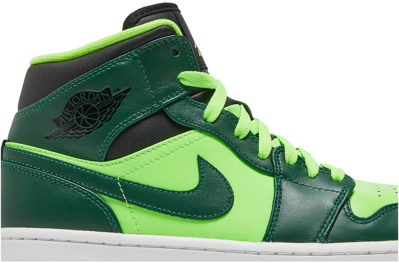 554724-330 Nike Air Jordan 1 Mid "Gorge Green" (Men's)