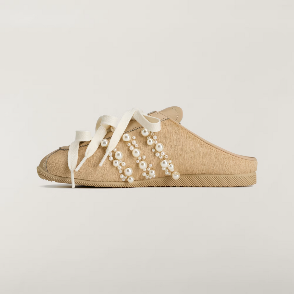 KJ5251 Simone Rocha Ã adidas Japan Slip-On Pony Hair "Beige" (Women's)