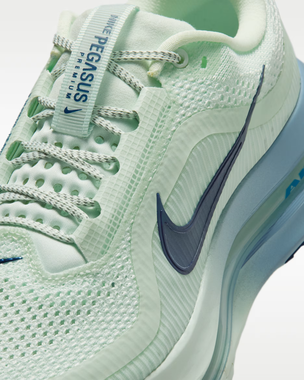 HQ2593-301 Nike Pegasus Premium "Barely Green/Work Blue" (Women's)
