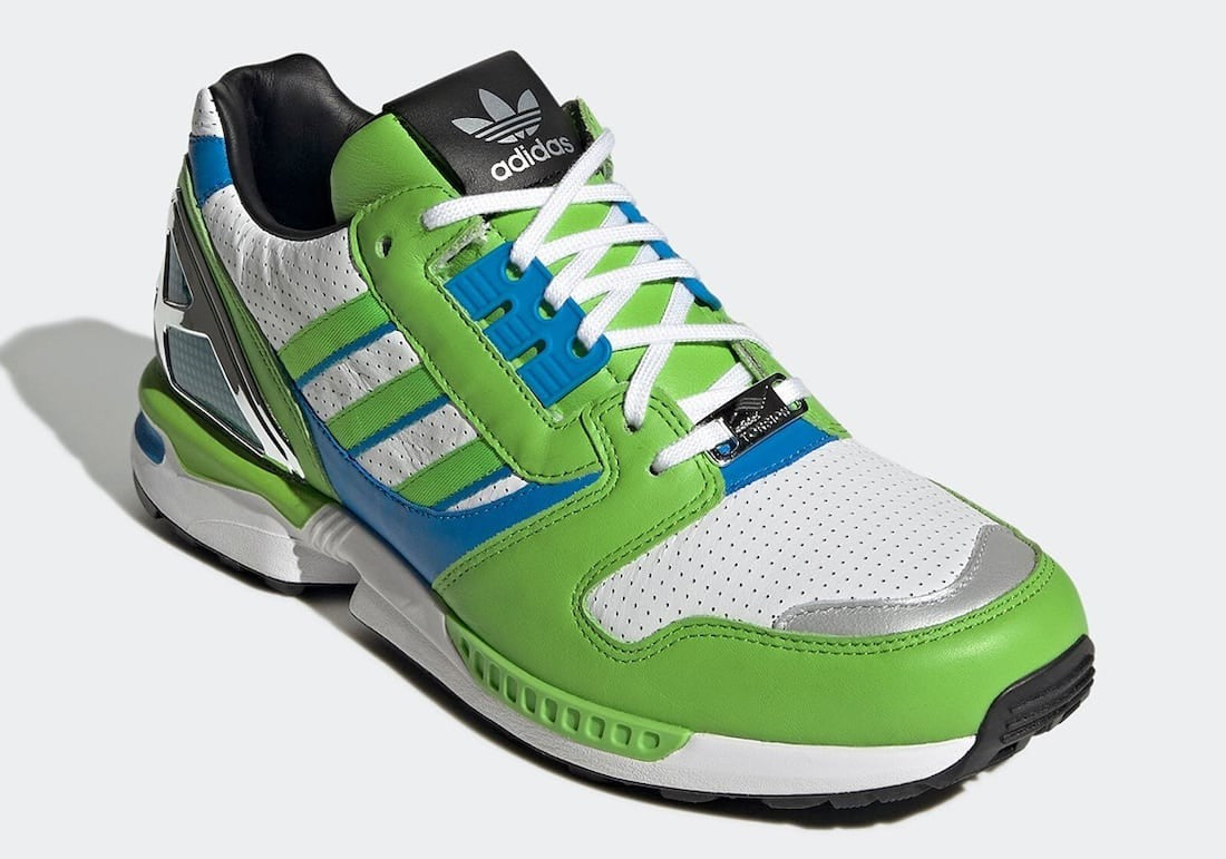 GW3358 KAWASAKI Ã adidas ZX 8000 "Ninja/Semi Solar Green" (Men's)
