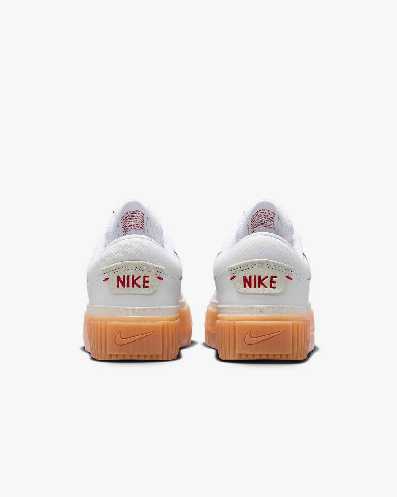 FV5526-103 Nike Court Legacy Lift White Gum Yellow Sail University Red (Women's)