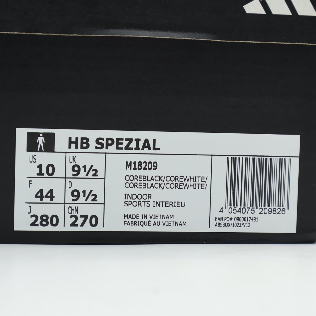 M18209 adidas Handball Spezial Core Black Core White (Men's)