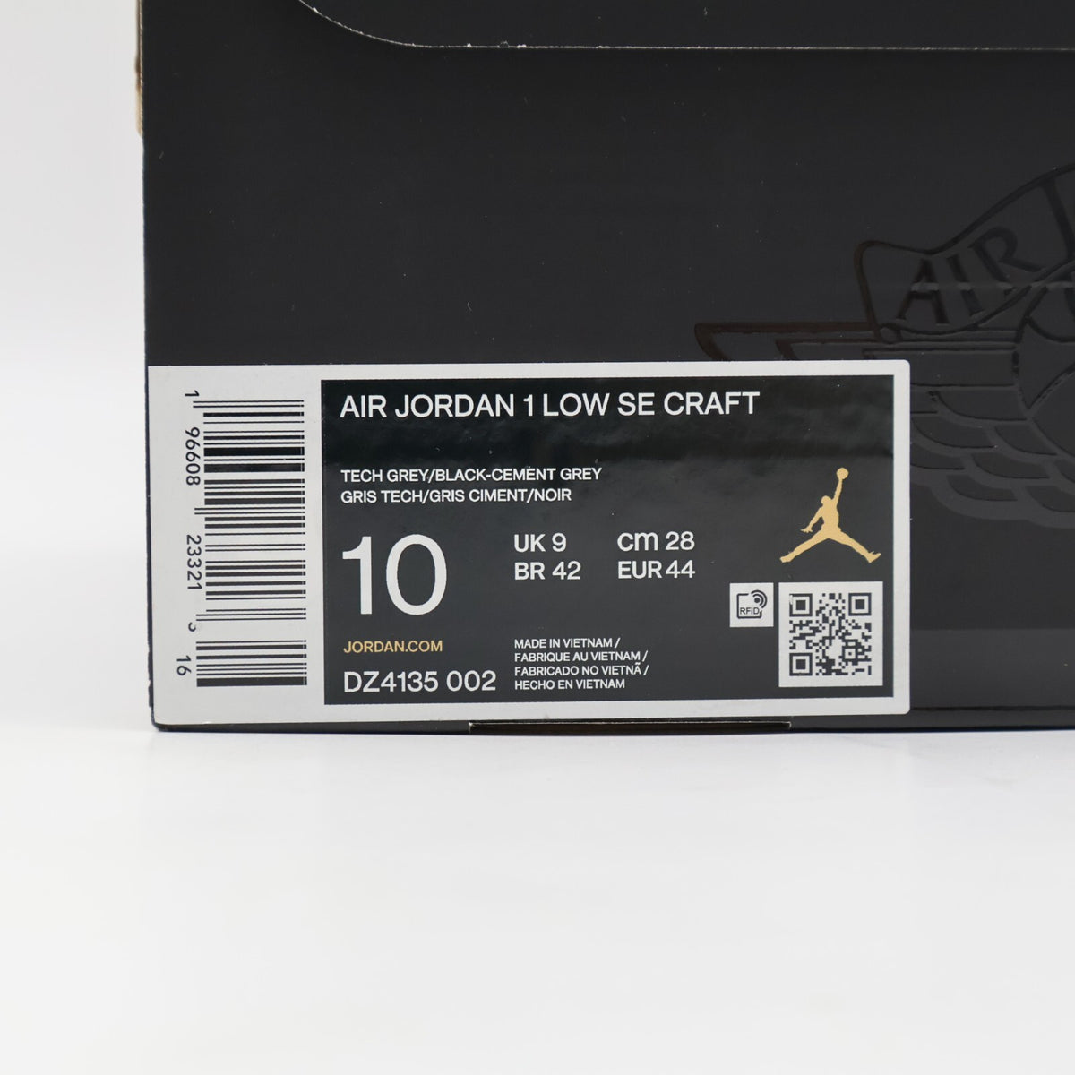 DZ4135-002 Nike Air Jordan 1 Low SE Craft Inside Out Cement Tech Grey (Men's)