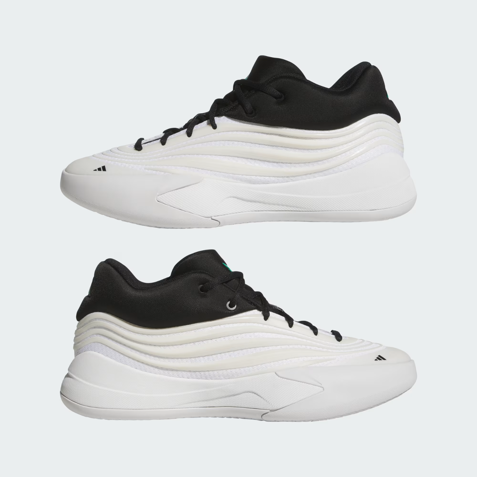 JP6089 adidas Dame 10 Zero Metalic Core Black Court Green (Men's)