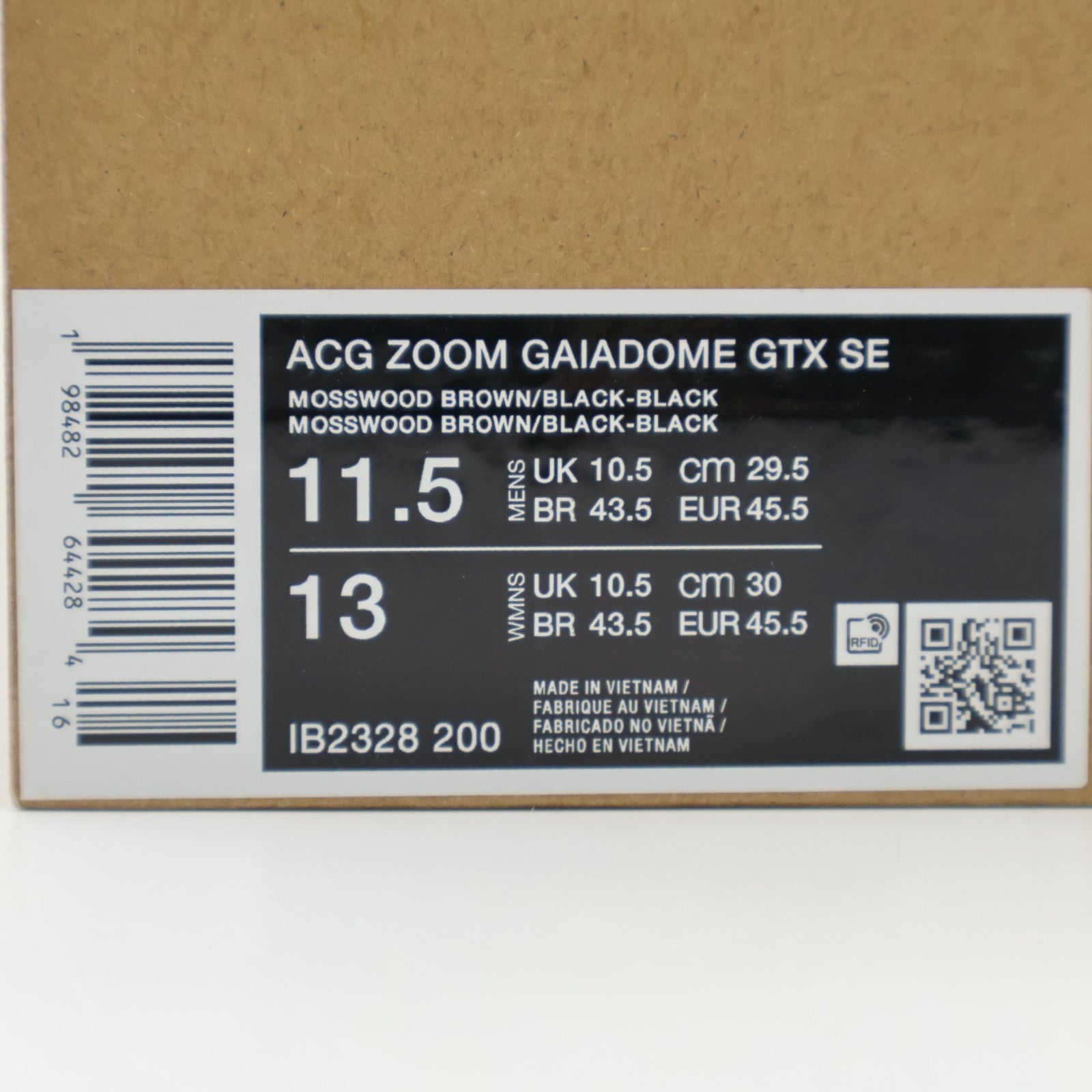 IB2328-200 Nike ACG Zoom Gaiadome GORE-TEX SE Mosswood Brown Black Olive (Men's)