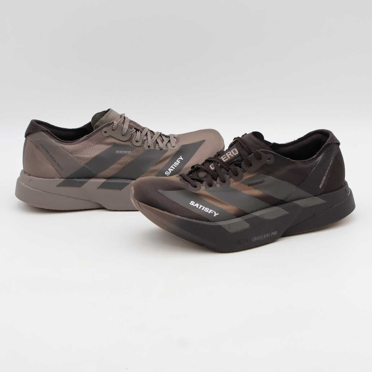KH8442 Satisfy adidas Adizero Adios Pro 4 Brown Aurora Coffee (Men's)