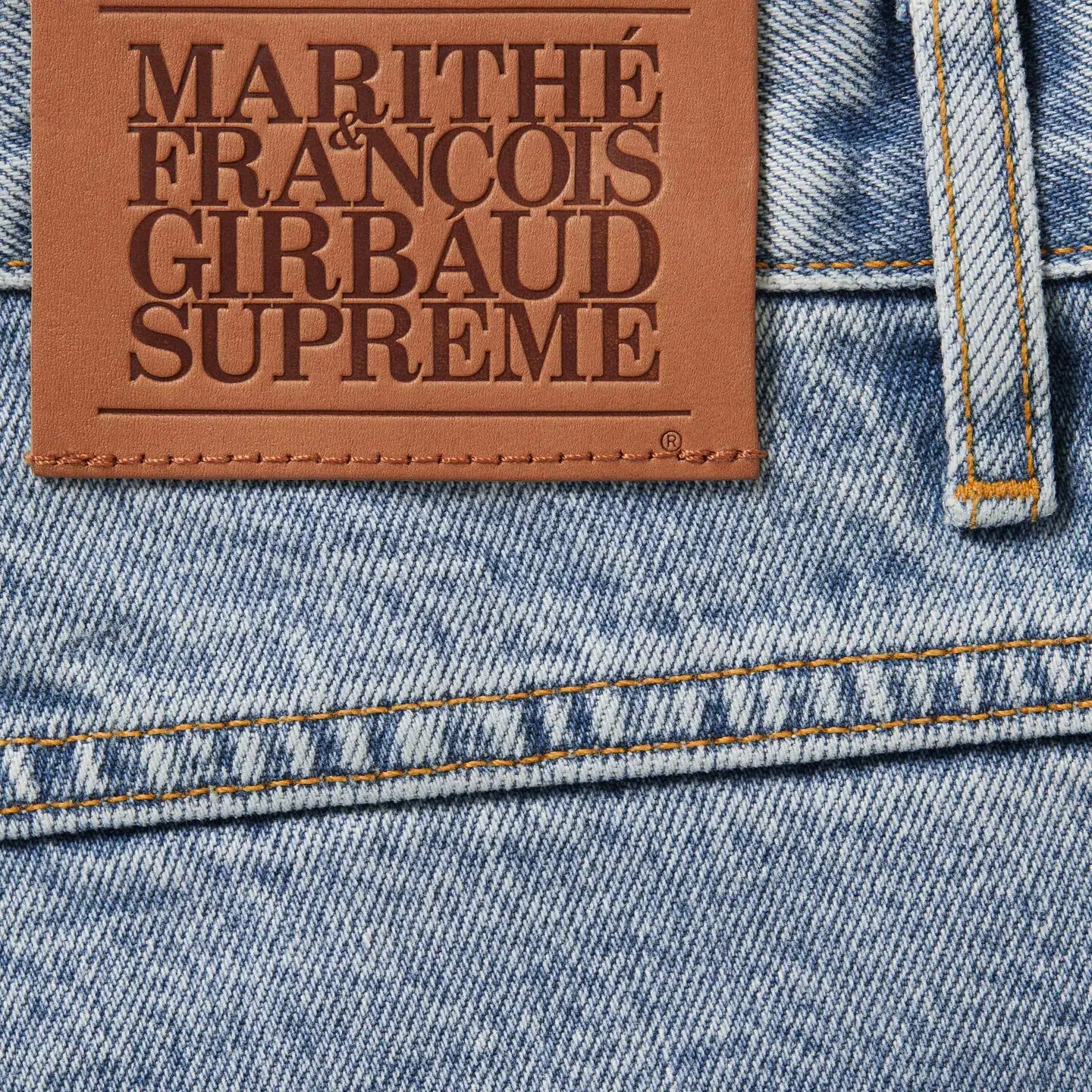 Supreme Marithe Francois Girbaud X-Seam Baggy Denim Short Washed Indigo