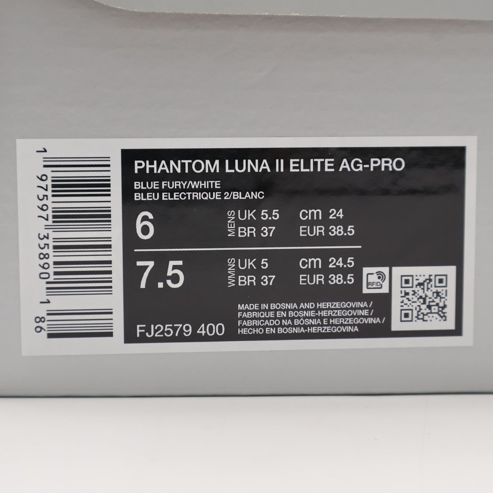 FJ2579-400 Nike Phantom Luna 2 Elite Blue Fury White (Men's)