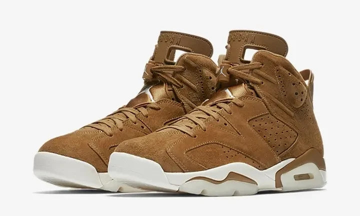 384664-705 Nike Air Jordan 6 Retro Wheat (Men's)