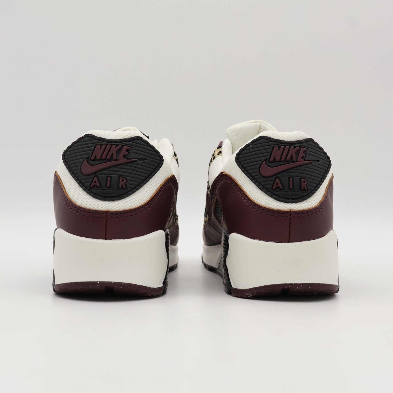 IF1619-102 Nike Women's Air Max 90 Leopard Burgundy (Women's)