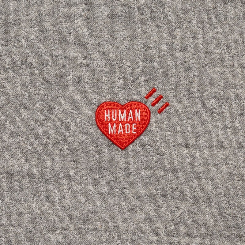 HUMAN MADE Classic Zip-Up Hoodie Gray