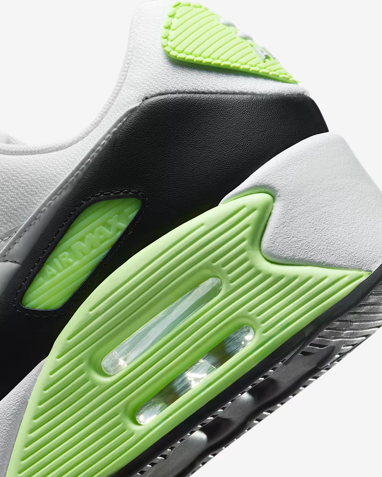 FD4328-002 Nike Air Max 90 LV8  Shoes  Photon Dust Lime Blast  Black (Women's)