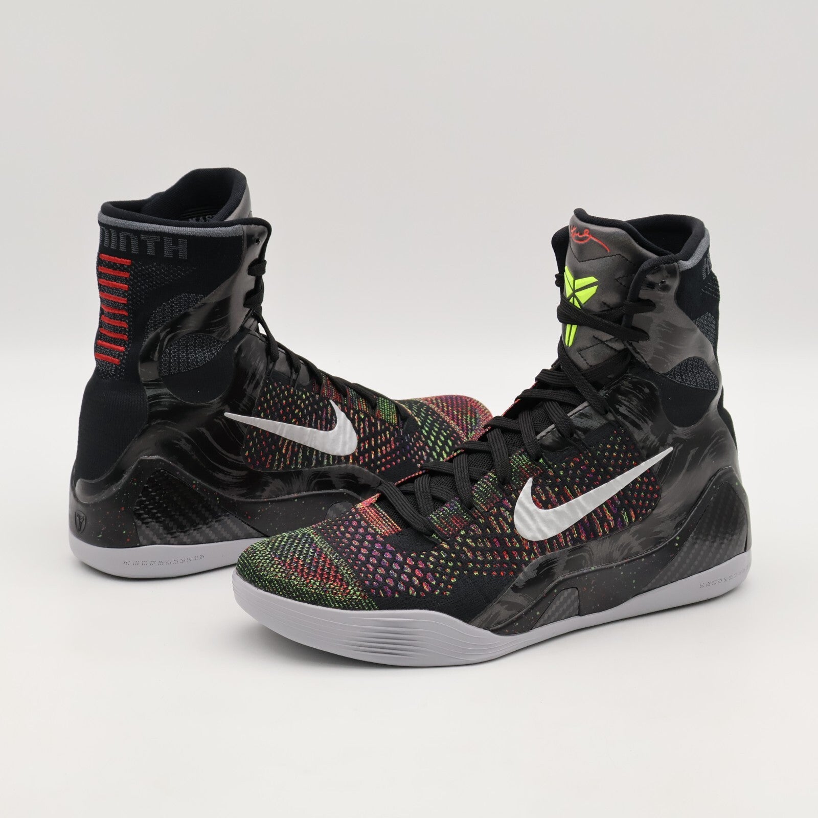 FZ7335-001 Nike Kobe 9 Elite Black and Metallic Silver (Men's)