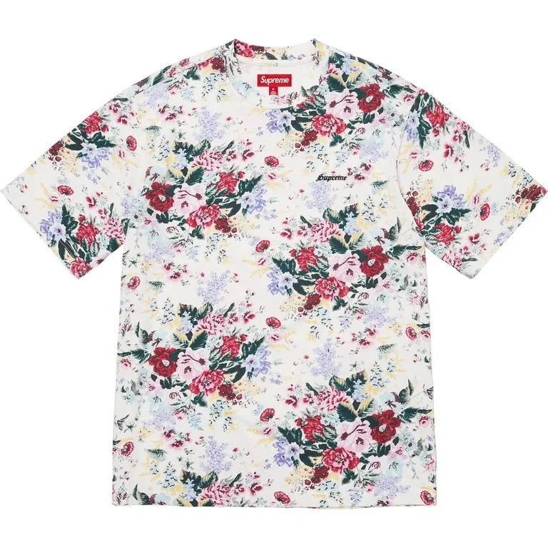 Supreme Washed S/S Top Floral