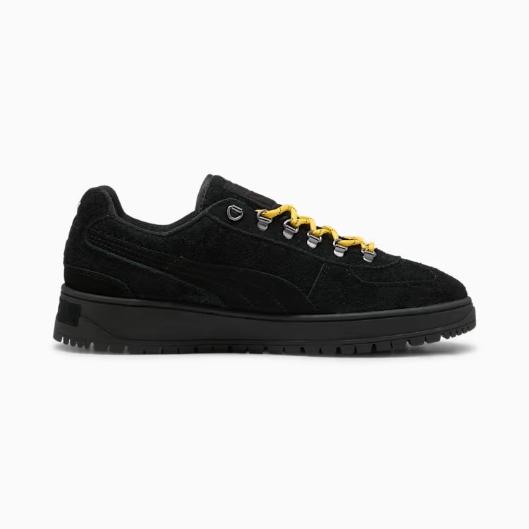 403699-01 Puma Palermo Alpino Fuzzy PUMA Black Yellow Sizzle (Men's)