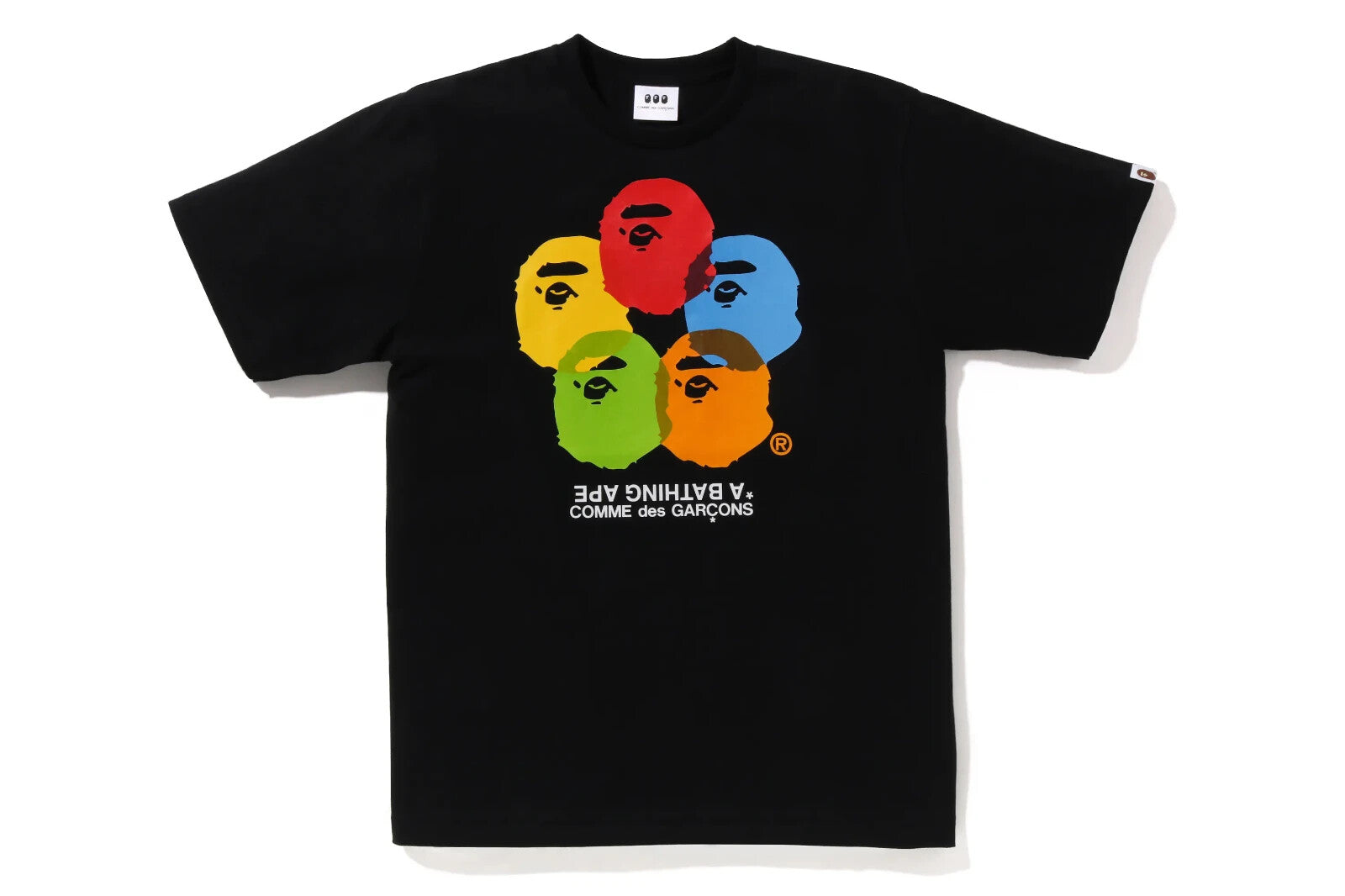 A BATHING APE COMME des GARCONS OSAKA Tee Black