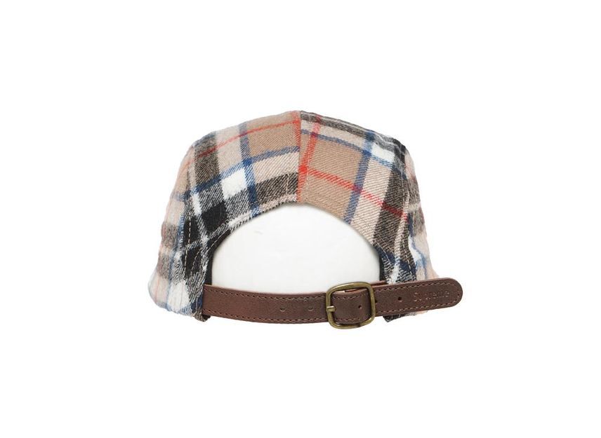 Supreme Lochcarron Camp Cap Tan Plaid