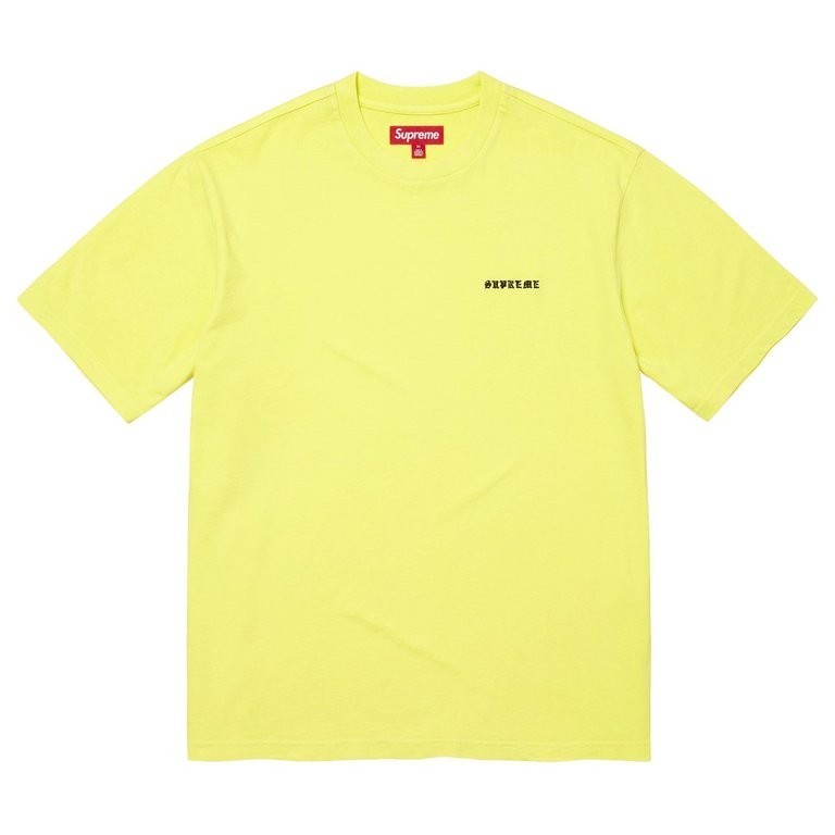 Supreme Washed S/S Top Yellow