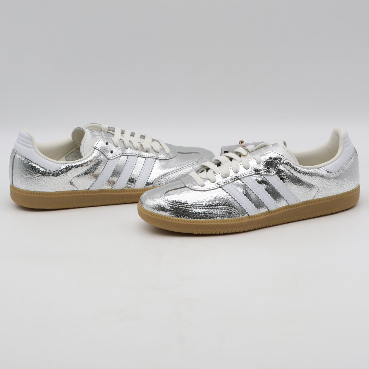 JR0035 adidas Originals Samba OG Metallic Silver (Women's)
