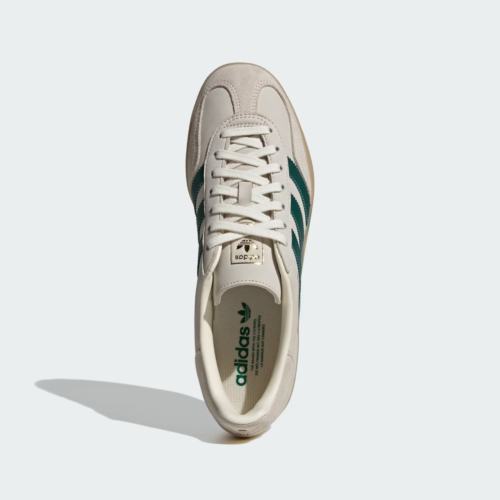 IH9675 adidas Gazelle Indoor Cream White Collegiate Green (Men's)