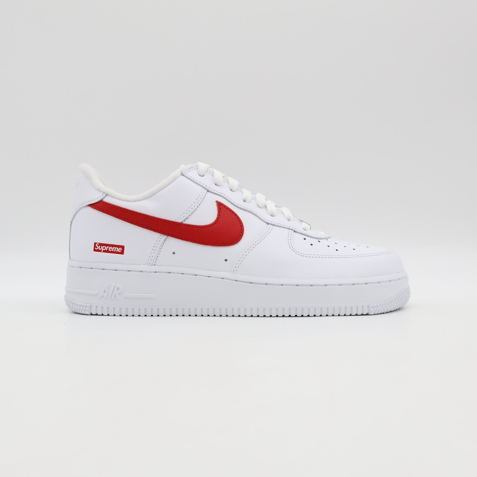 CU9225-101 Supreme Nike Air Force 1 Low China Exclusive White Speed Red (Men's)