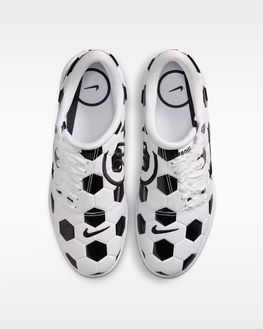 IO2388-100  Nike Total 90 Soccer Ballm White Black (Women's)