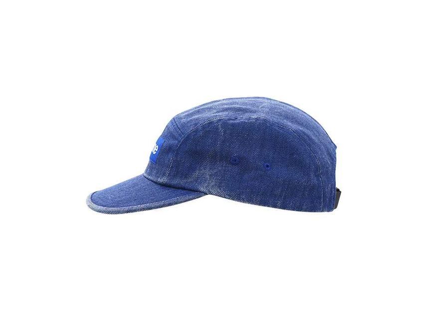 Supreme Coated Denim Camp Cap Royal