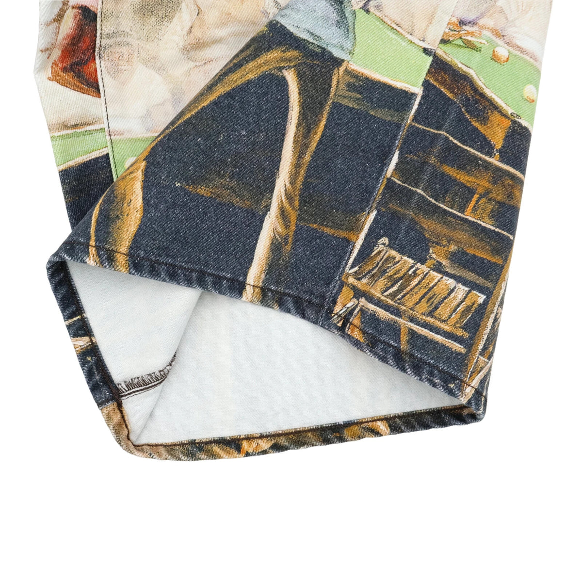 Supreme Ernie Barnes Baggy Denim Short Pool Hall