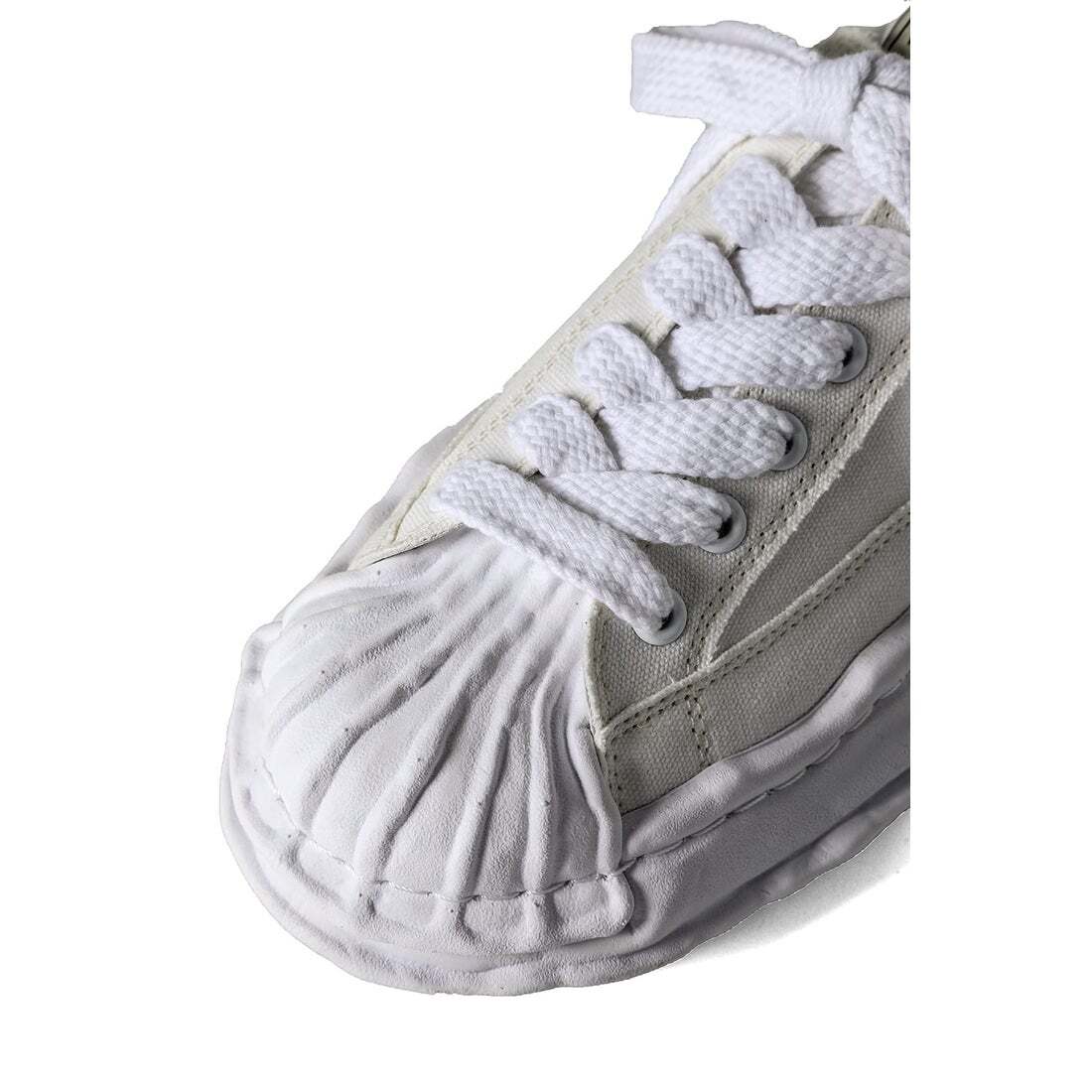 A08FW735-white Maison MIHARA YASUHIRO BLAKEY Original Sole Canvas Low cut (Men's