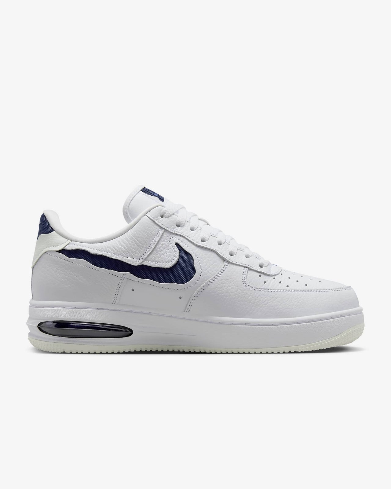 HF3630-102 Nike Air Force 1 Low EVO Summit White Midnight Navy (Men's)